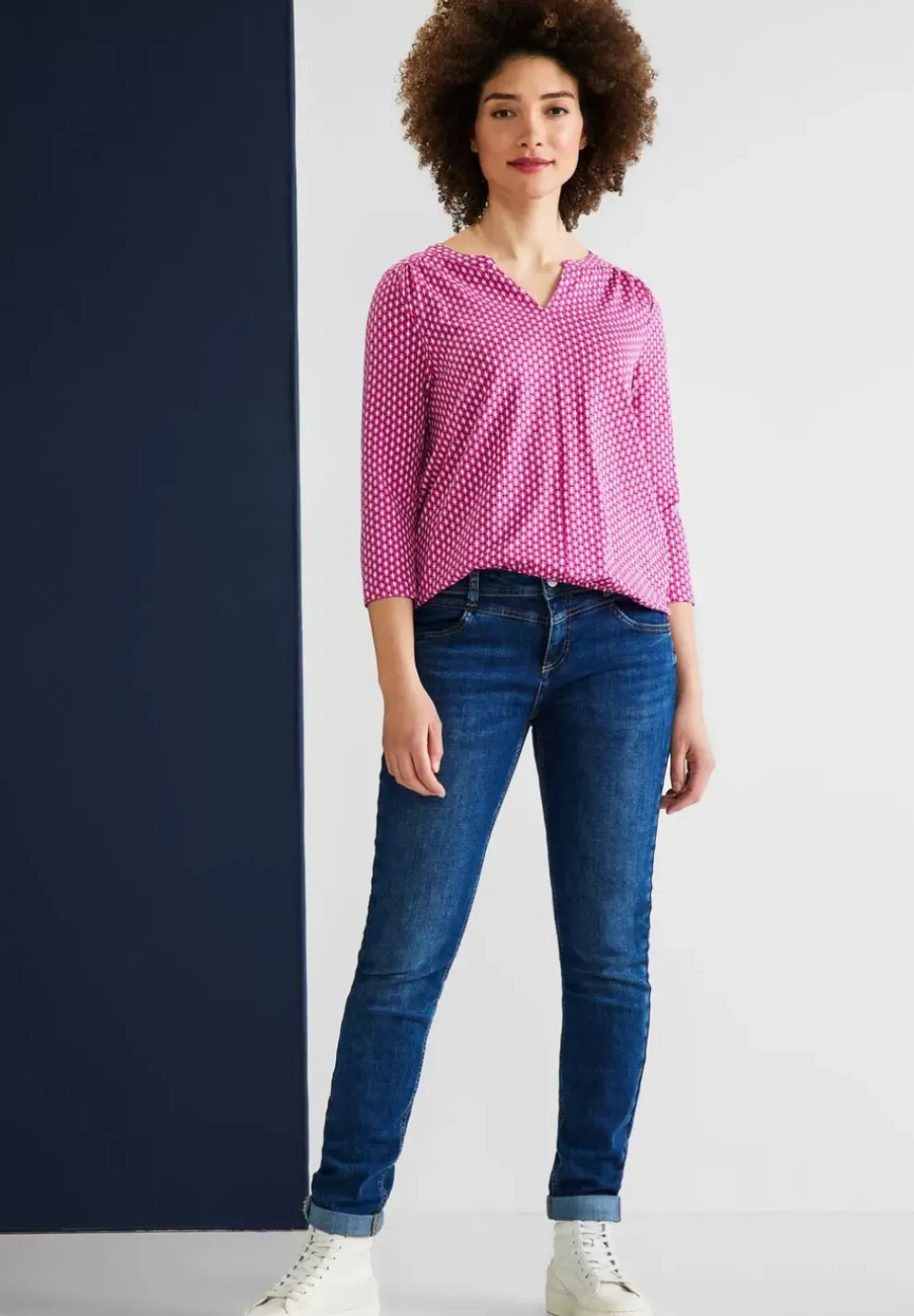 Jersey Shirt Mit Print