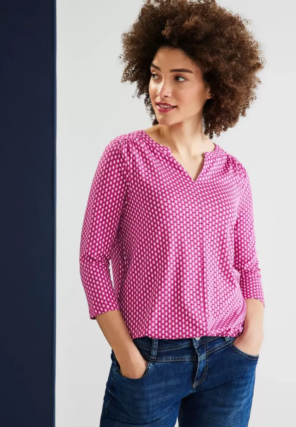 Jersey Shirt Mit Print