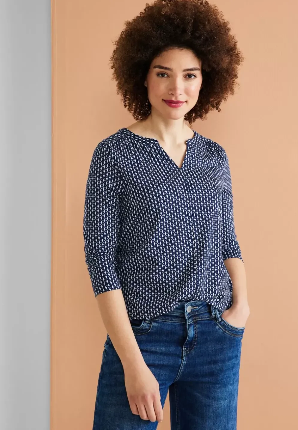 Jersey Shirt Mit Print