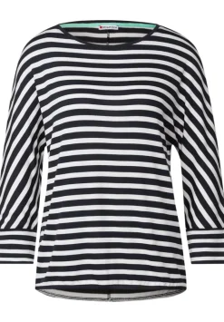 Jersey Shirt Mit Streifen