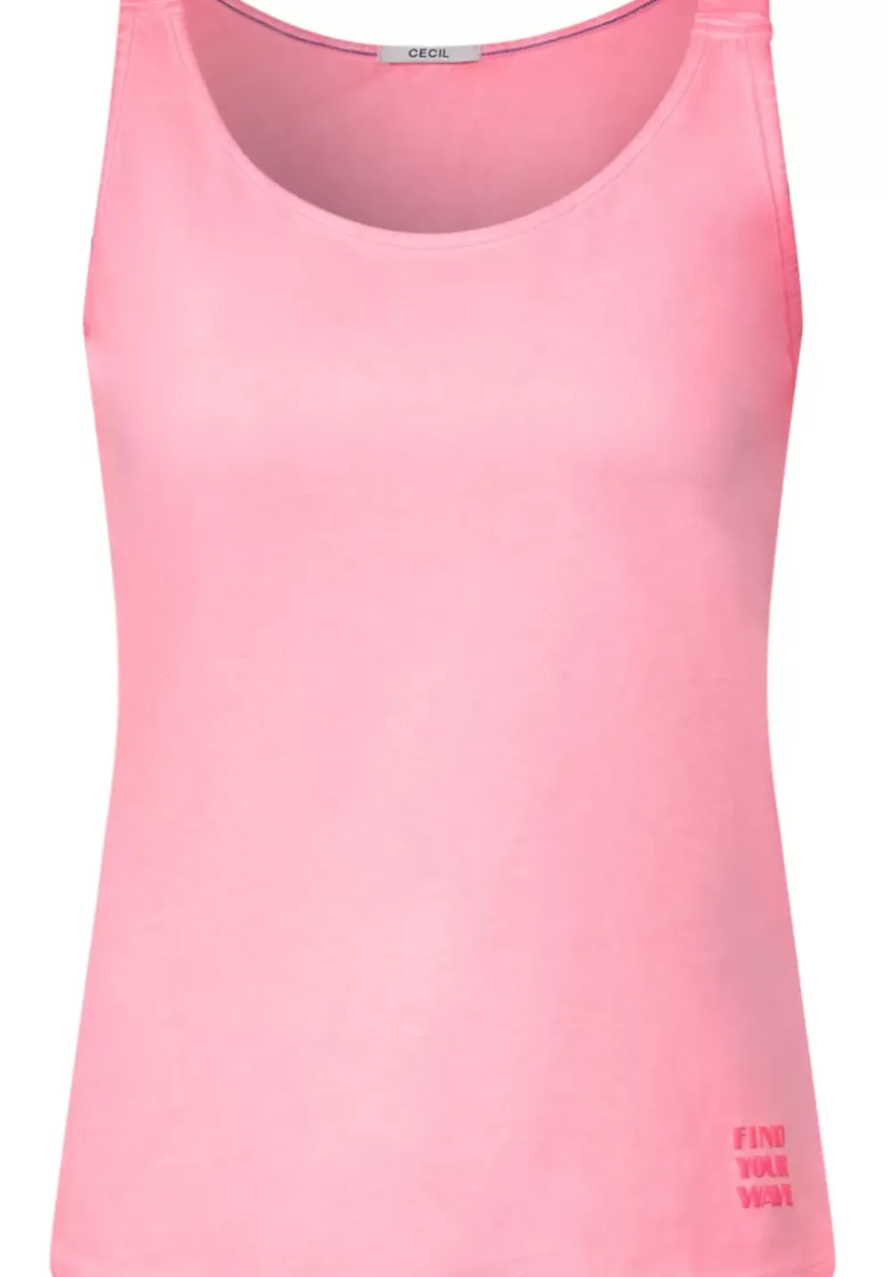 Jersey Top In Unifarbe