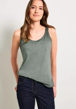 Jersey Top In Unifarbe