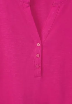 Jersey T-Shirt In Unifarbe