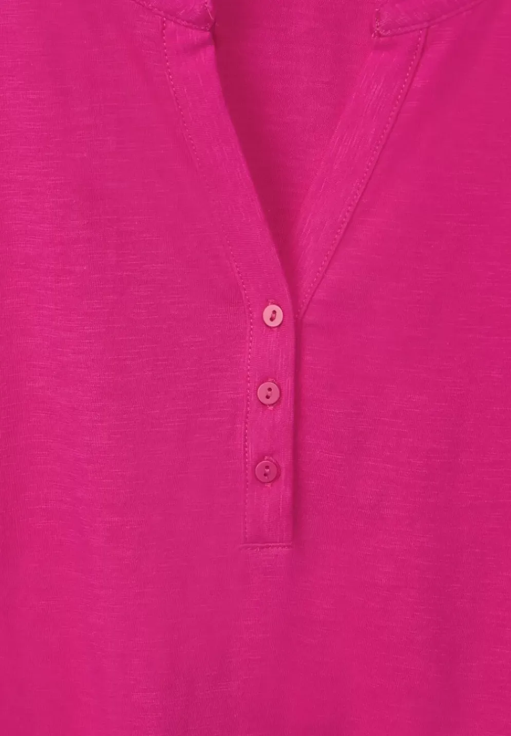 Jersey T-Shirt In Unifarbe