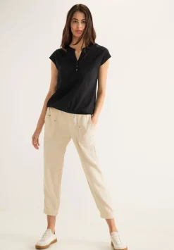 Jersey T-Shirt In Unifarbe