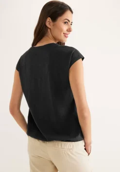 Jersey T-Shirt In Unifarbe