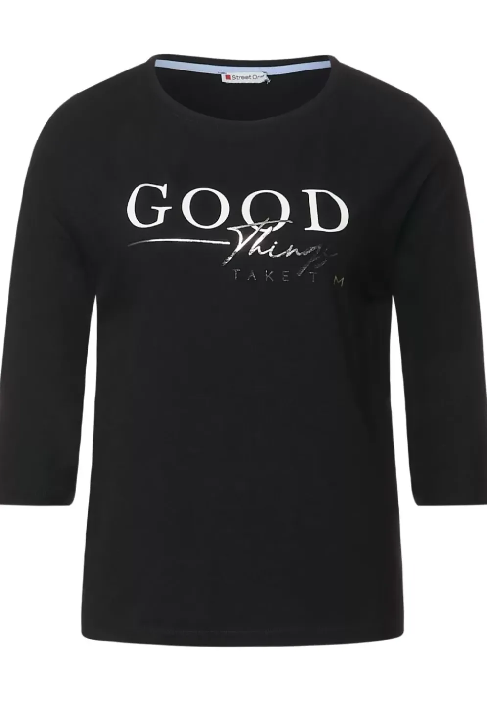 Jersey T-Shirt Mit Wording