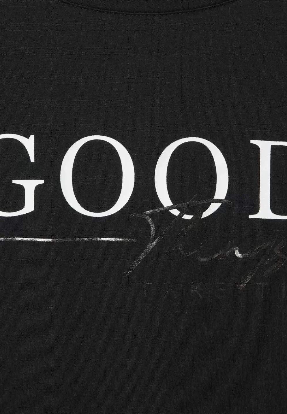 Jersey T-Shirt Mit Wording