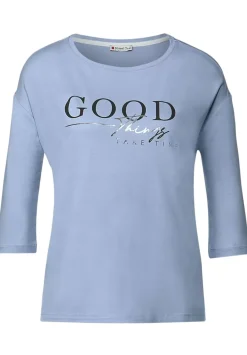 Jersey T-Shirt Mit Wording