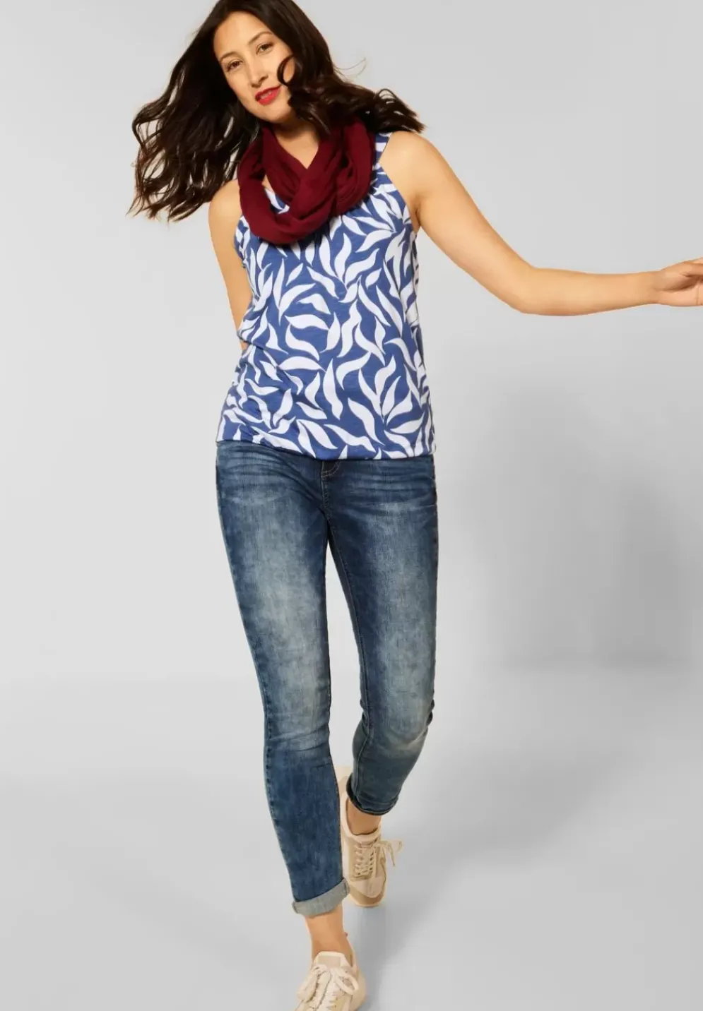 Jerseytop Mit Allover Print