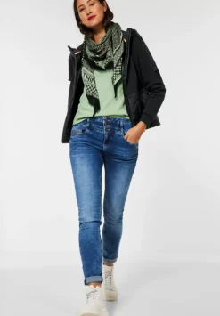 Kapuzenjacke Im Materialmix