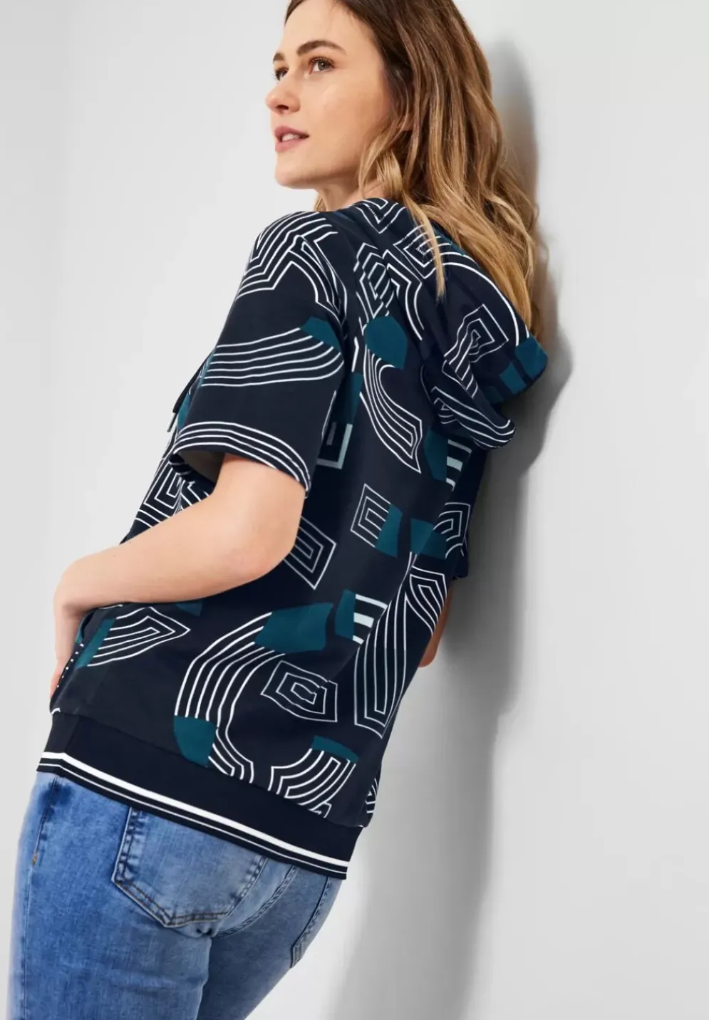 Kapuzenshirt Mit Print