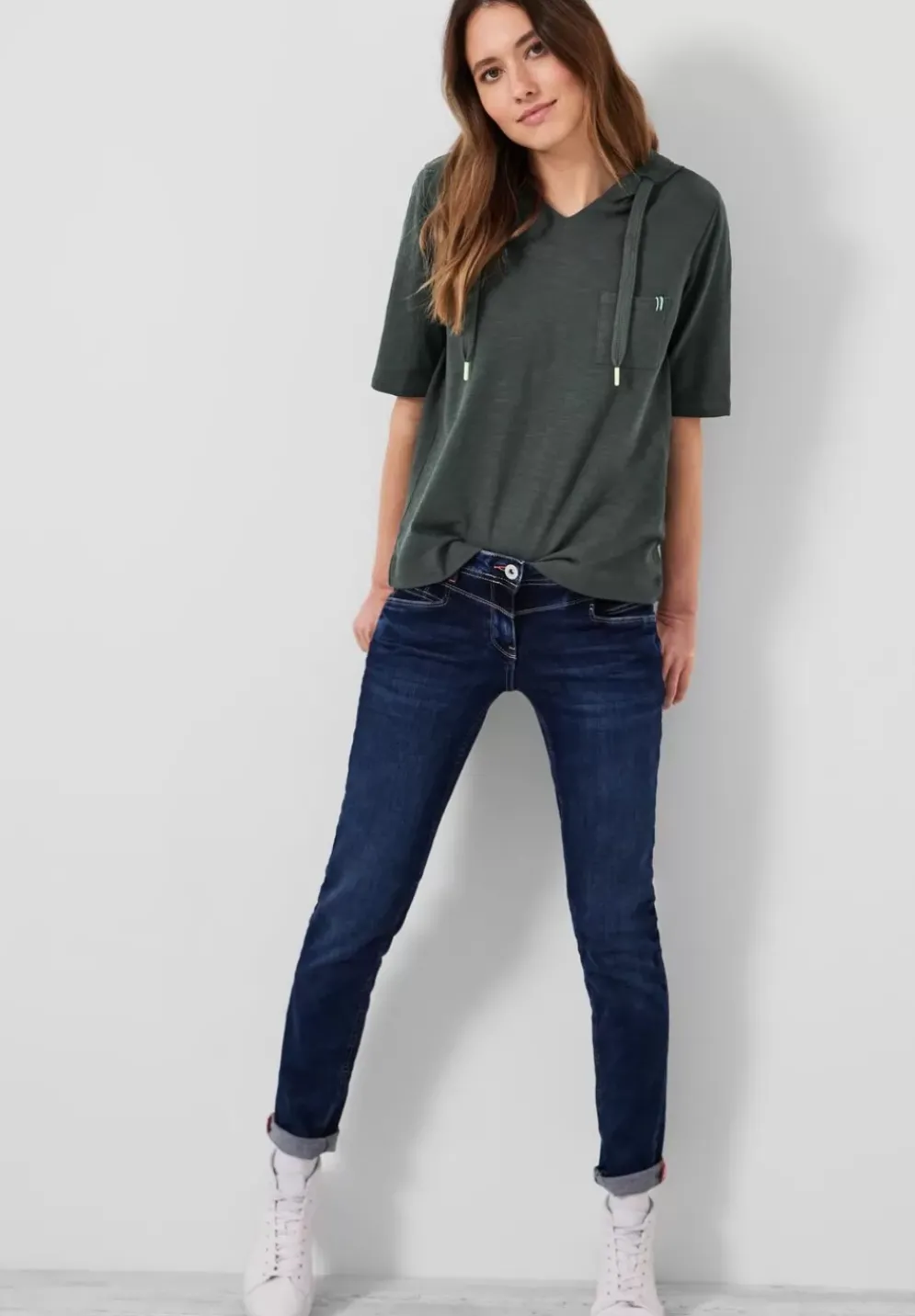 Kapuzenshirt Mit Struktur