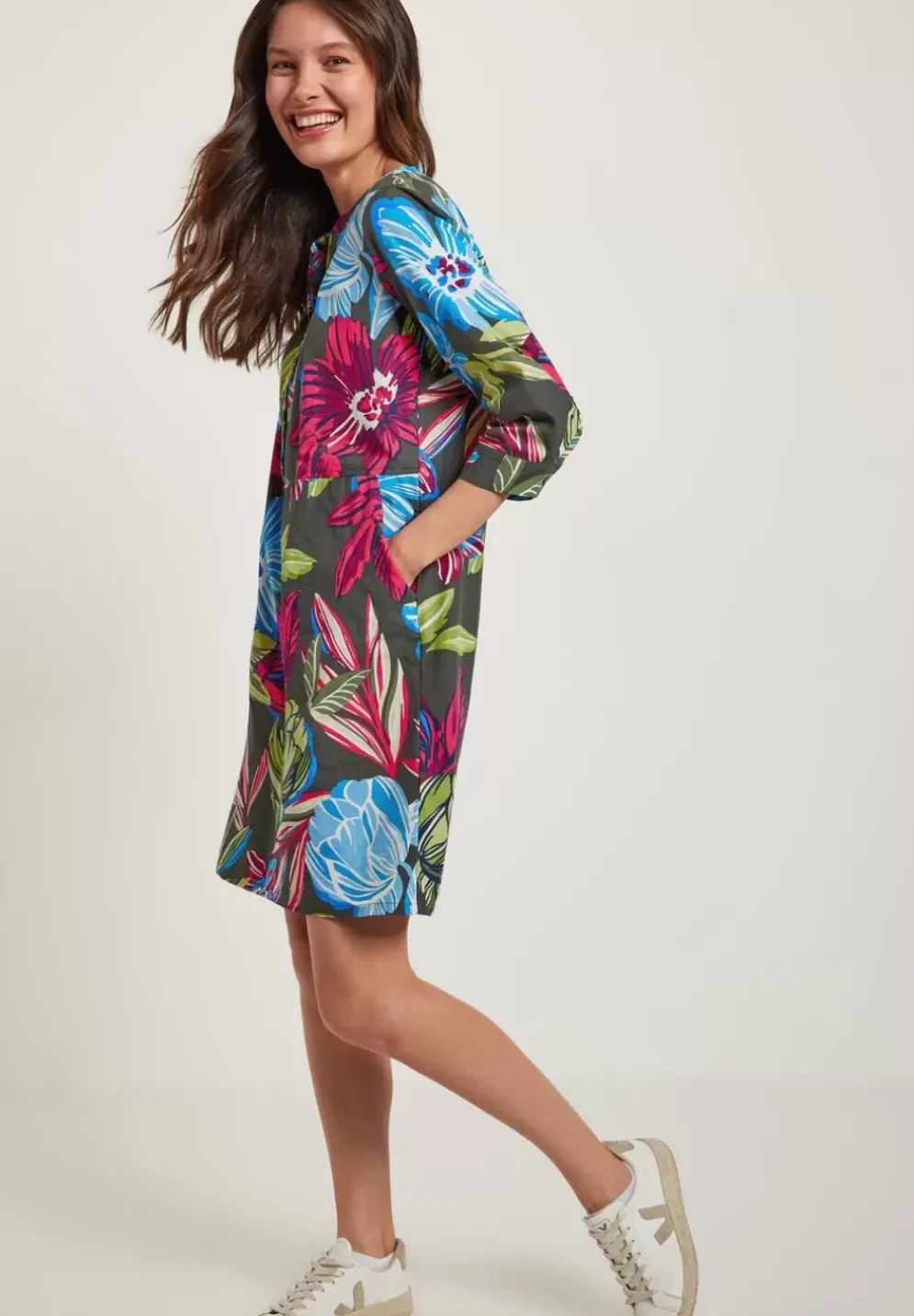 Kleid Mit Blumenprint