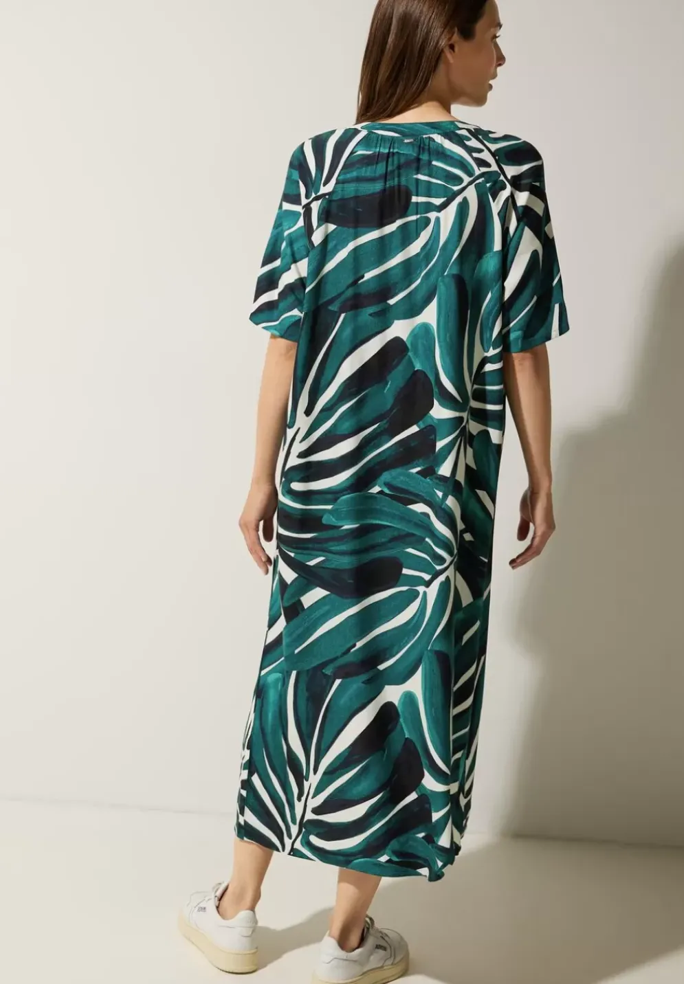 Kleid Mit Palmenprint
