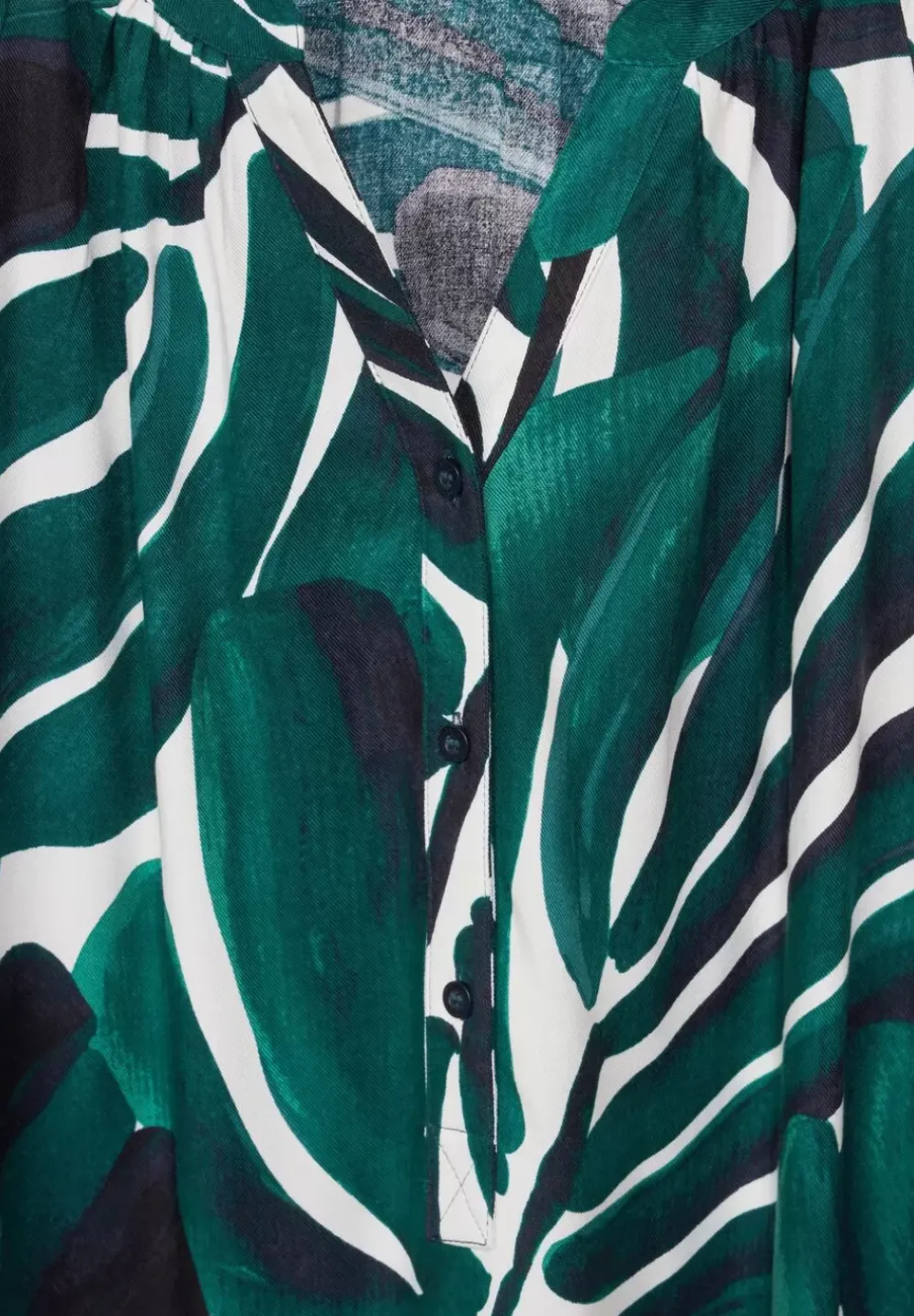 Kleid Mit Palmenprint