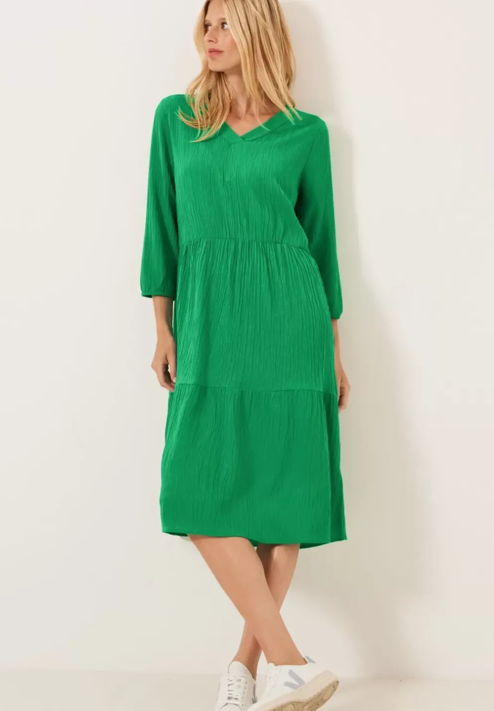 Kleid Mit Struktur