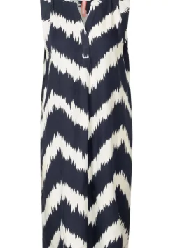 Kleid Mit Zick Zack Print