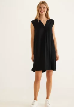 Knielanges Kleid In Viskose