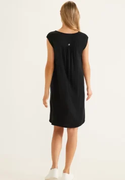 Knielanges Kleid In Viskose
