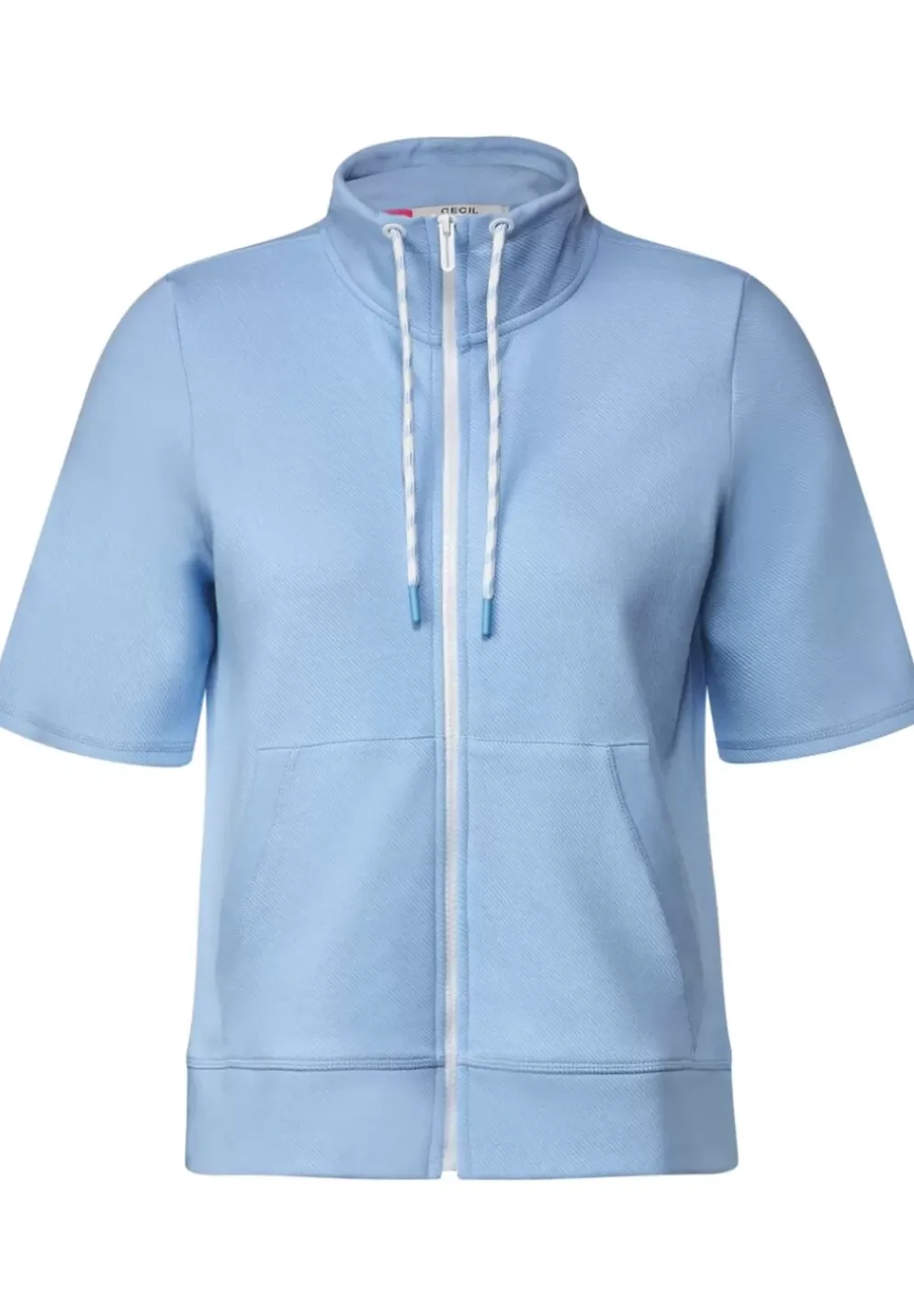 Kurzarm Sweatjacke