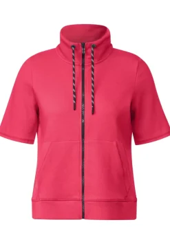 Kurzarm Sweatjacke