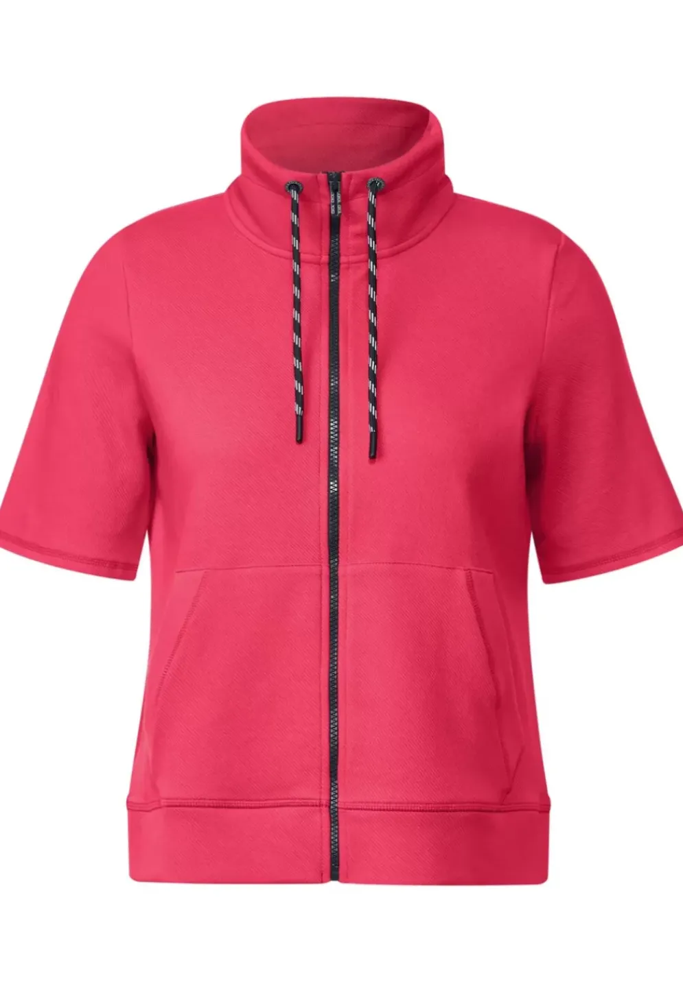 Kurzarm Sweatjacke