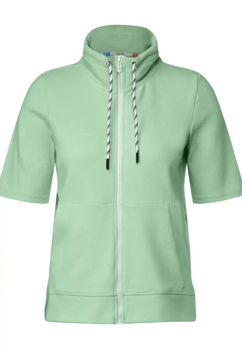 Kurzarm Sweatjacke