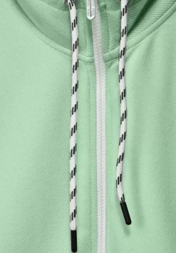 Kurzarm Sweatjacke