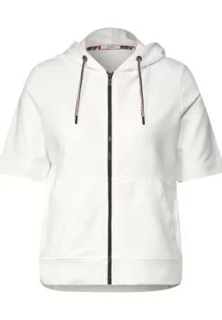 Kurzarm Sweatjacke