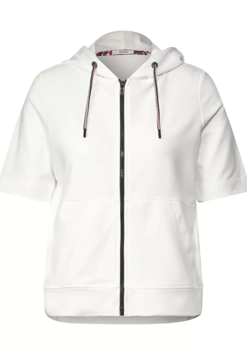 Kurzarm Sweatjacke