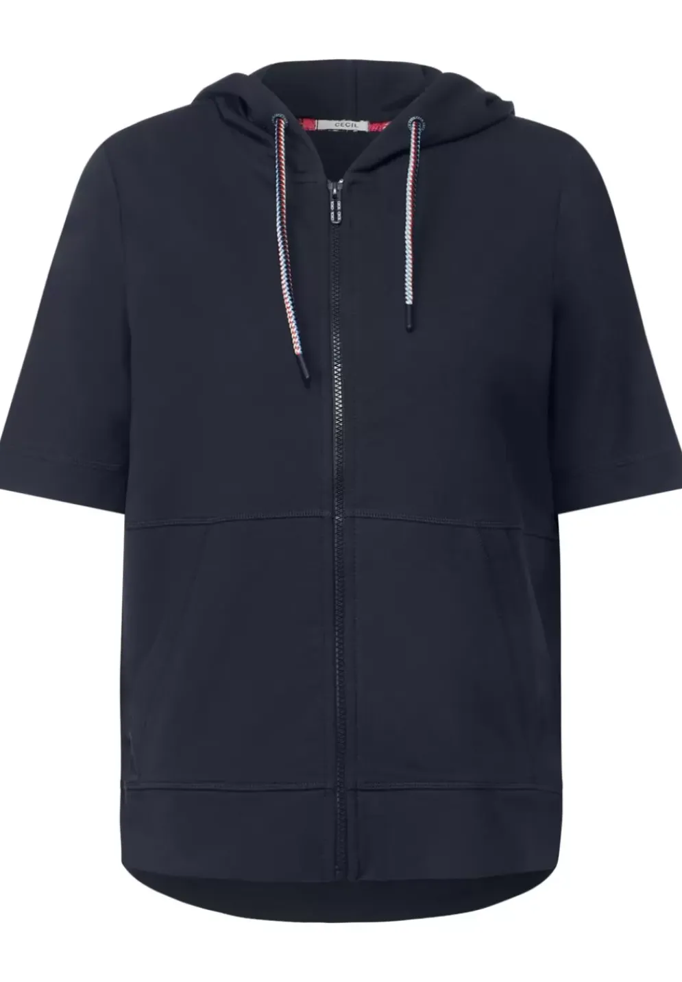 Kurzarm Sweatjacke