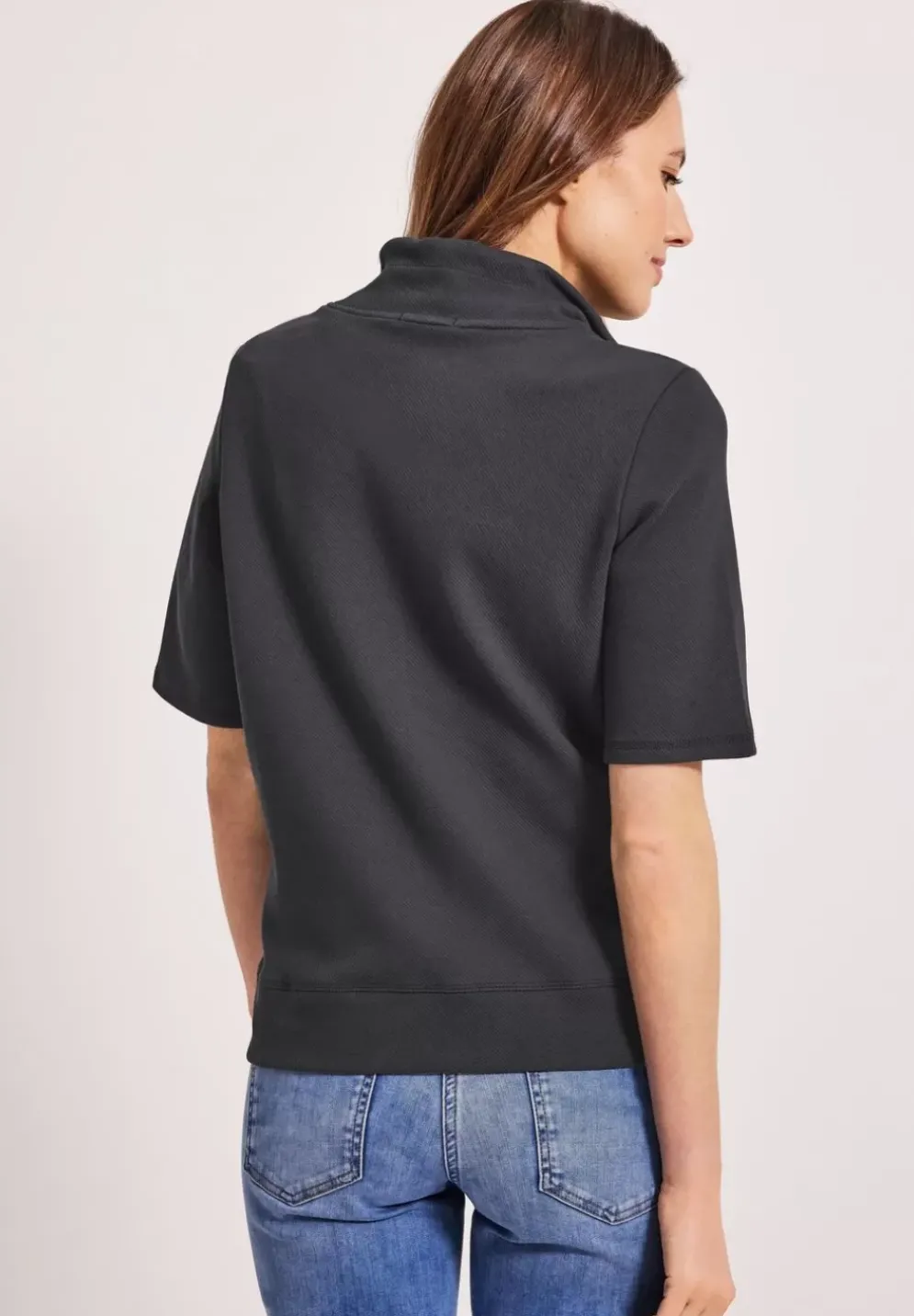 Kurzarm Sweatjacke