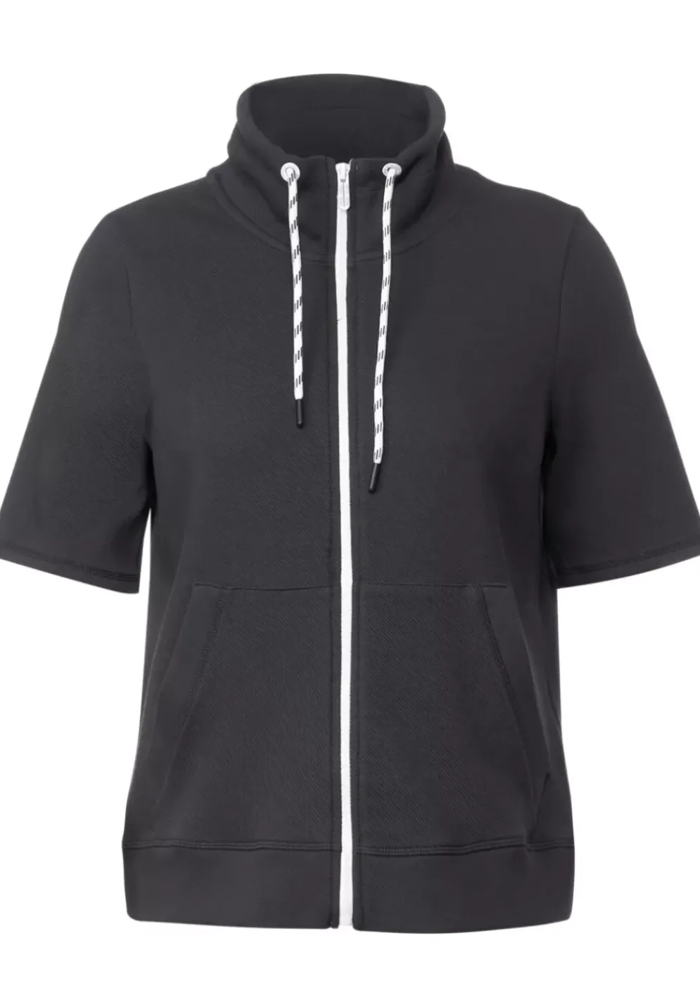 Kurzarm Sweatjacke