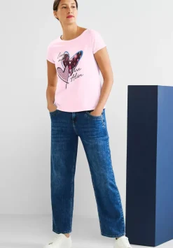 Kurzarm T-Shirt Mit Print