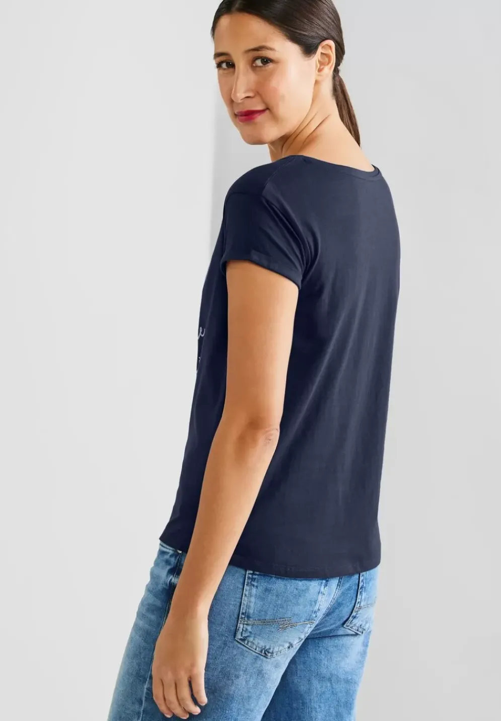 Kurzarm T-Shirt Mit Print
