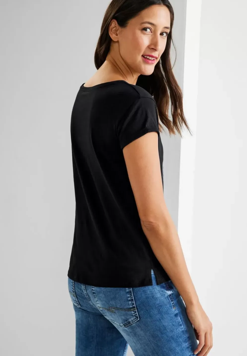 Kurzarm T-Shirt Mit Print