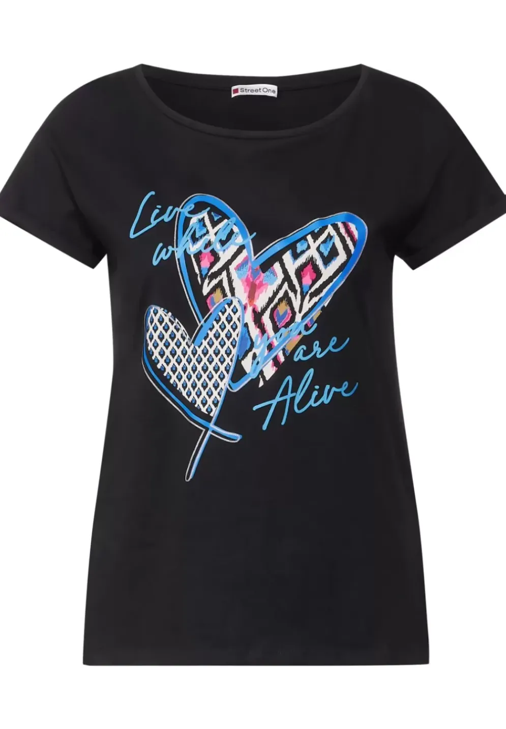 Kurzarm T-Shirt Mit Print