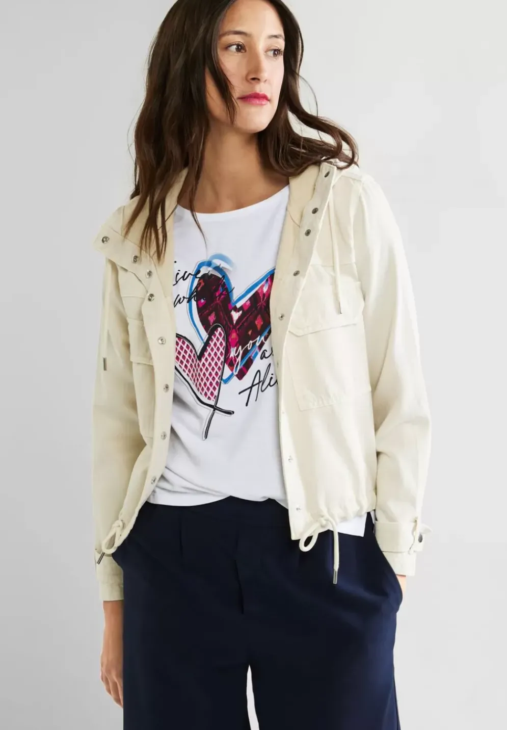 Kurzarm T-Shirt Mit Print