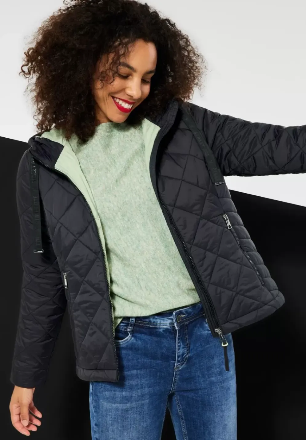 Kurze Steppjacke