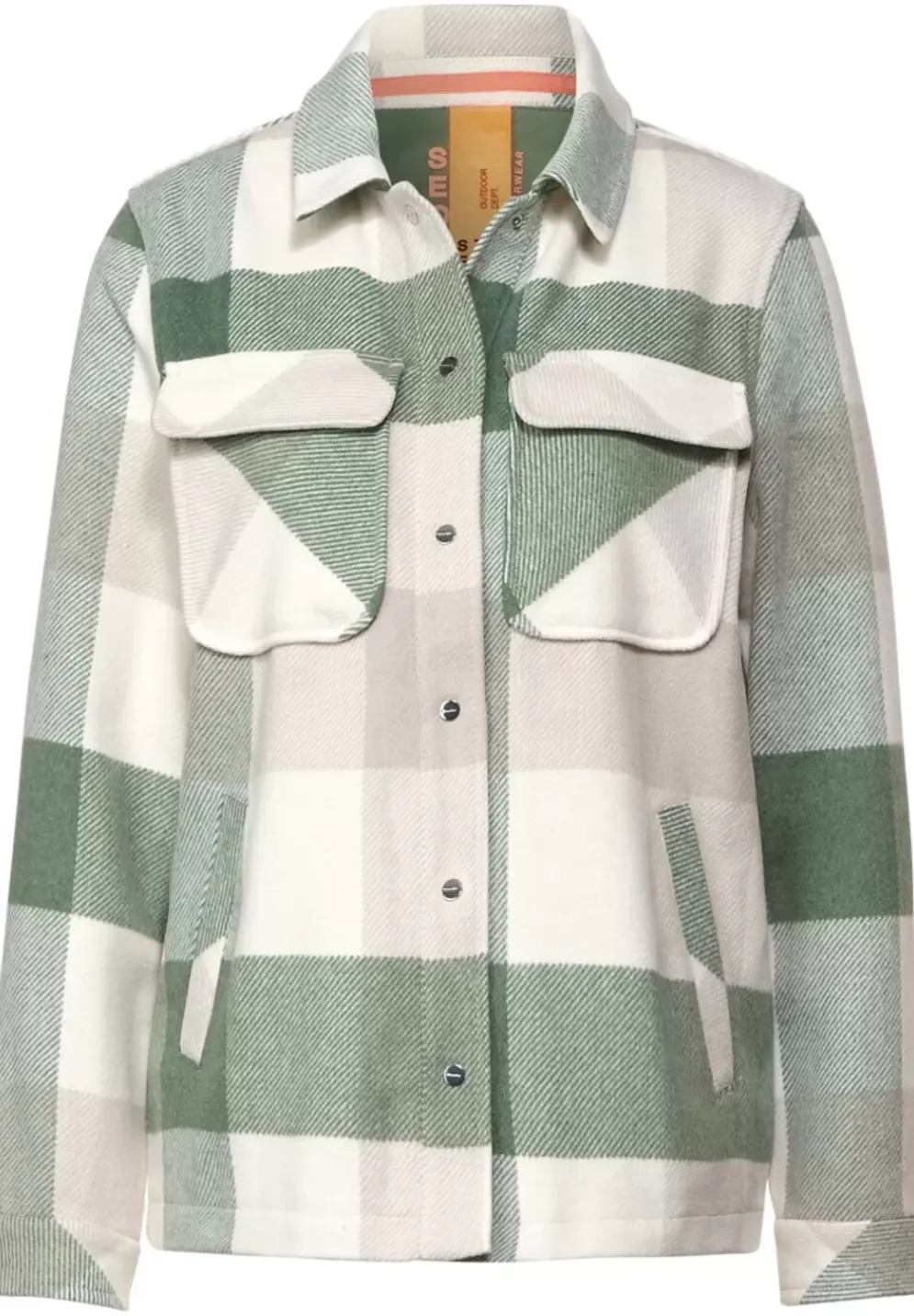 Kurzes Kariertes Overshirt