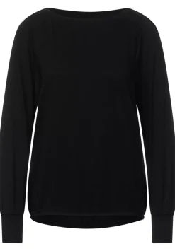 Langarmshirt Im Materialmix