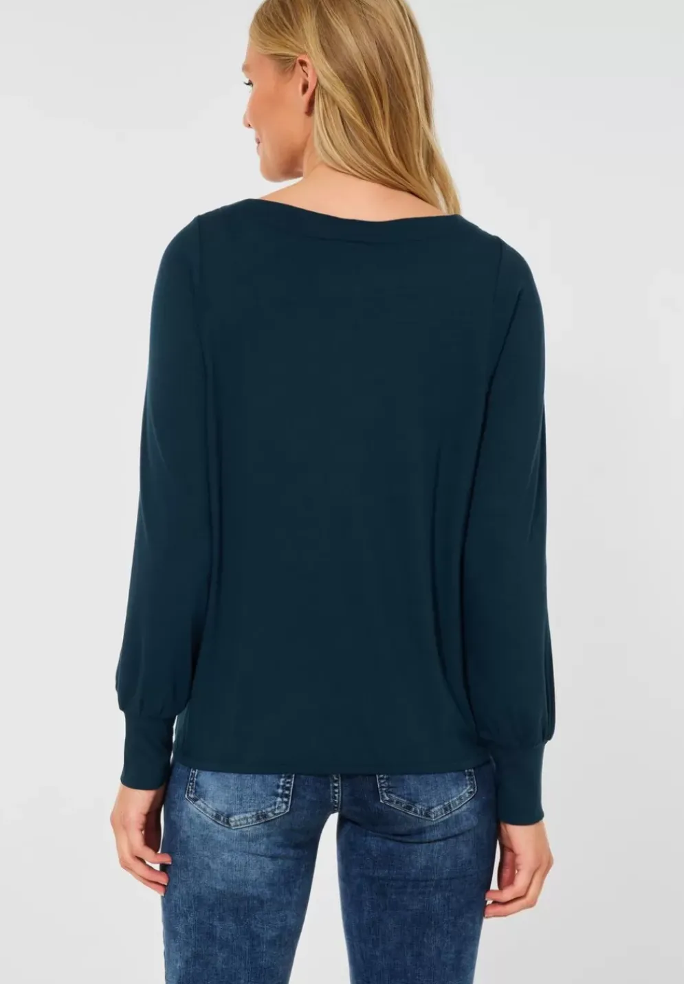 Langarmshirt Im Materialmix
