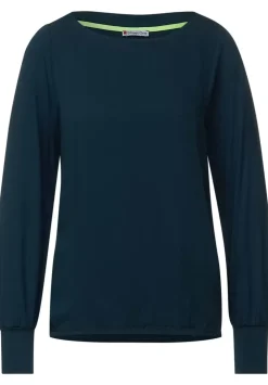 Langarmshirt Im Materialmix