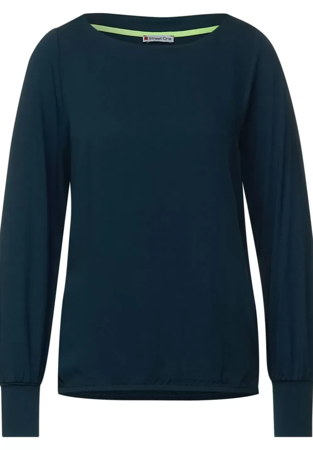 Langarmshirt Im Materialmix