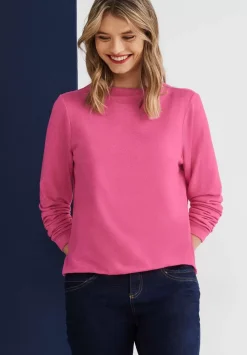 Langarmshirt In Melange