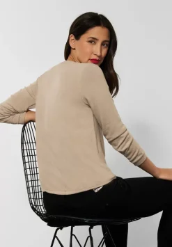Langarmshirt In Melange
