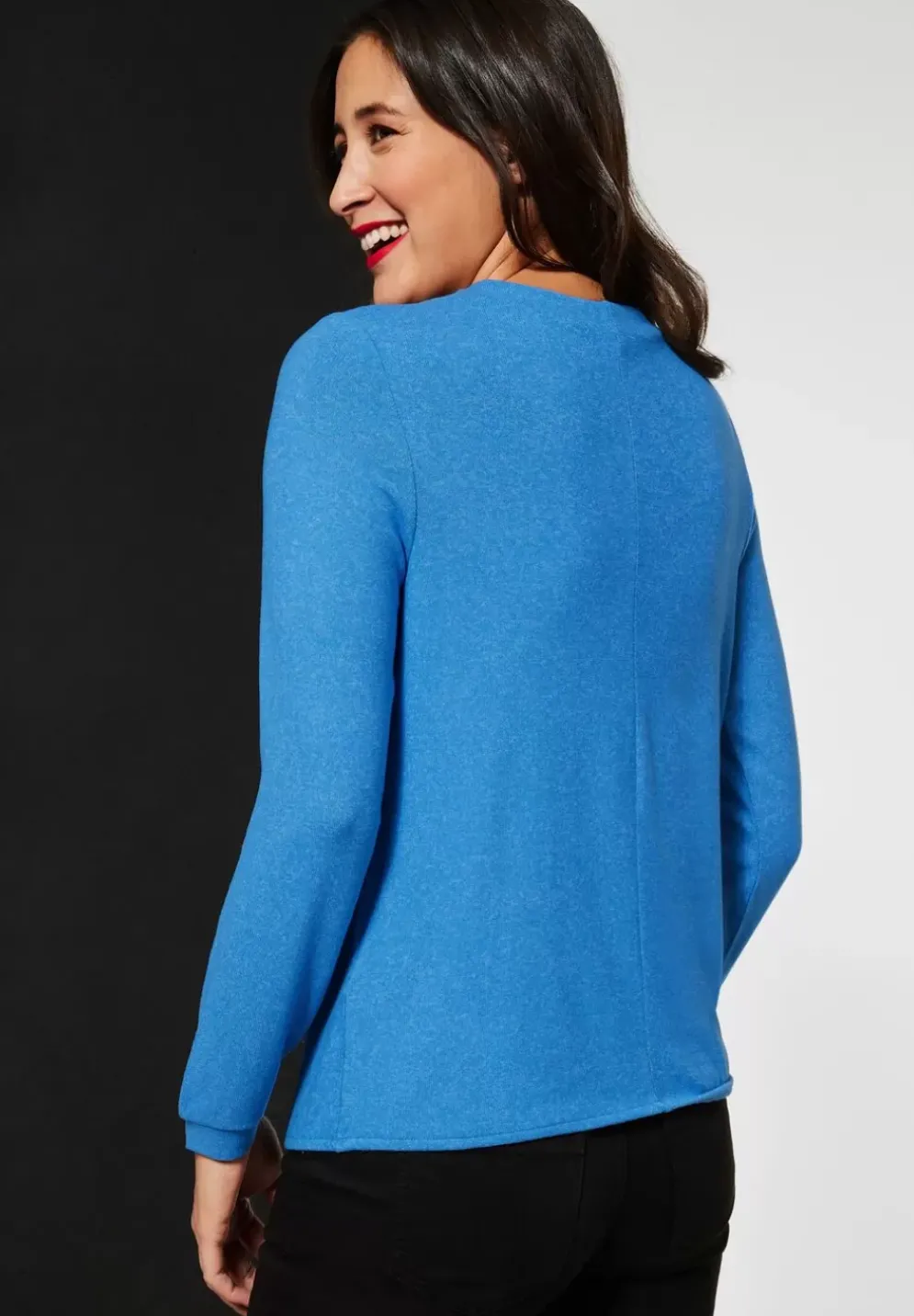 Langarmshirt In Melange