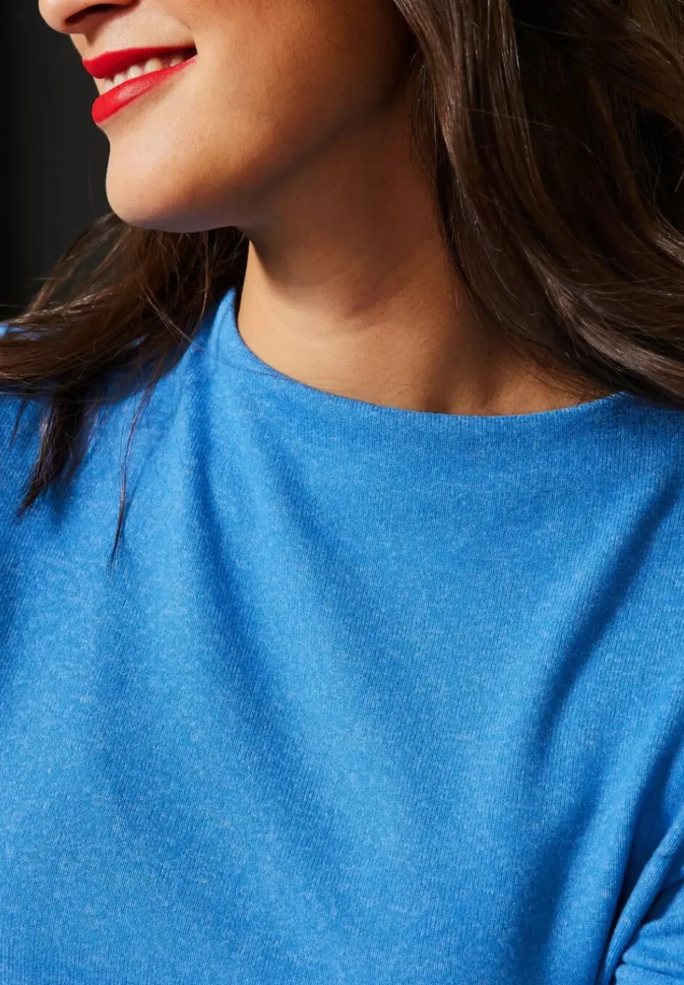 Langarmshirt In Melange