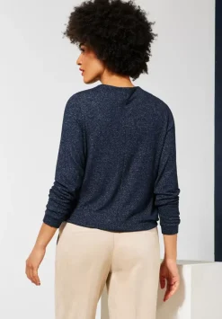Langarmshirt In Melange